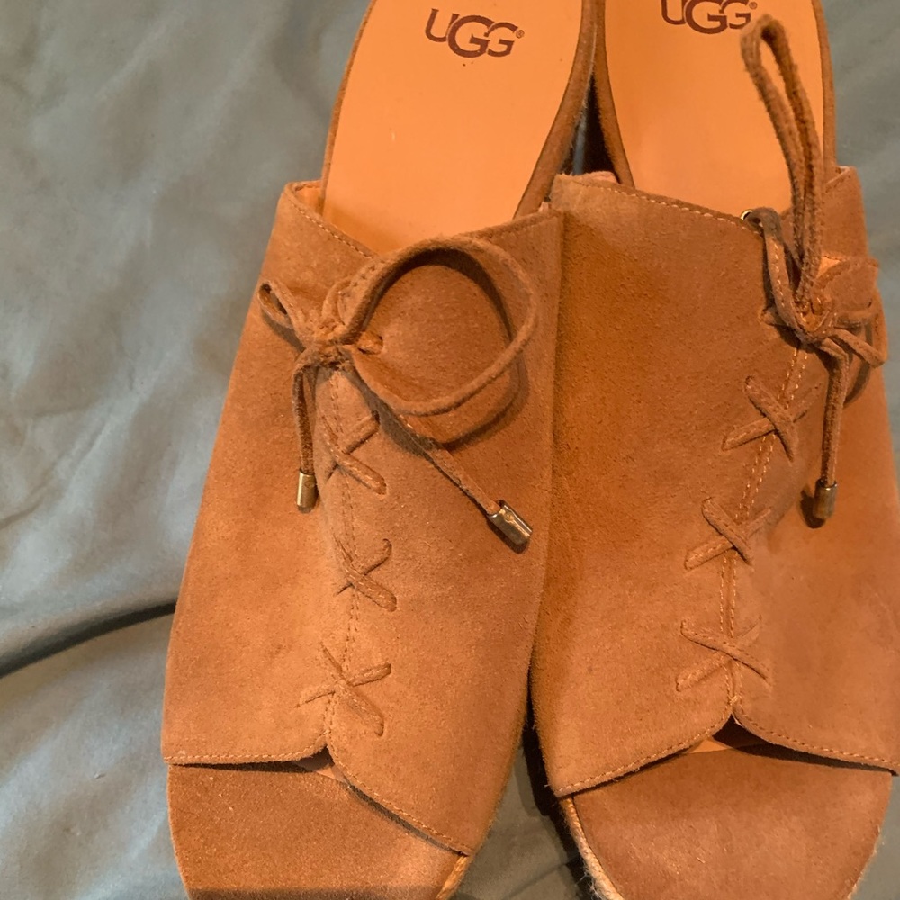 A pair of UGG women dress shoes